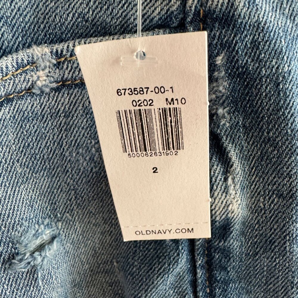 High-Waisted O.G. Straight Light-Wash Ripped Jeans - Picture 7 of 7